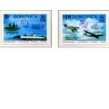 Доминика 1974 100 лет ВПС М: 417-418, м/листы, блок 28