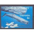 Гренада 2001 Киты Powal М: bl 655