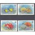 Тувалу 1988 Рыбы М: 485-488